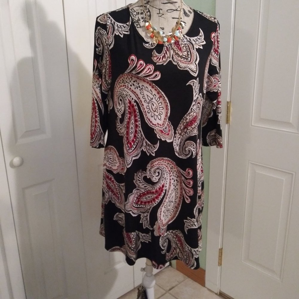 2332 Size XL Jeaniemade Poly Spandex Tunic Top